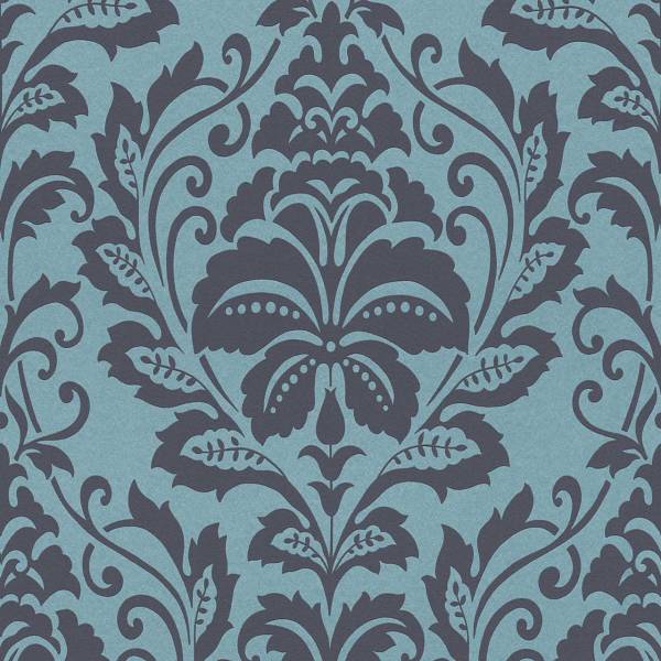 A.S. Creation | BEAUTIFUL WALLS | 369105 | Vliestapete | Barock | 0.53 x 10.05 m | Petrol A.S. Creation | BEAUTIFUL WALLS | 369105 | Vliestapete | Barock | 0.53 x 10.05 m | Petrol
