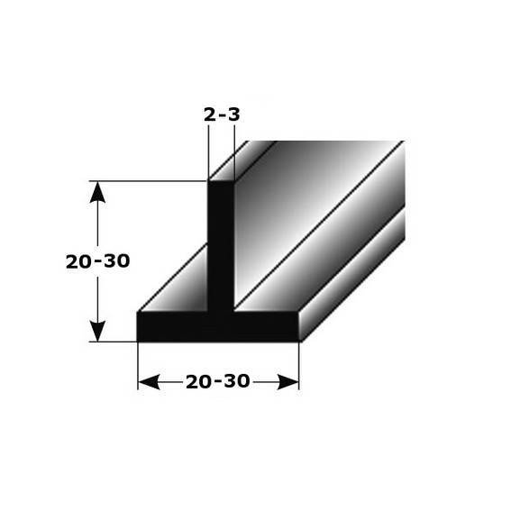 Auer | Bau- & Montageprofile Albarracin | Breite 20 - 30 mm | T-Profil | Aluminium Auer | Bau- & Montageprofile Albarracin | Breite 20 - 30 mm | T-Profil | Aluminium