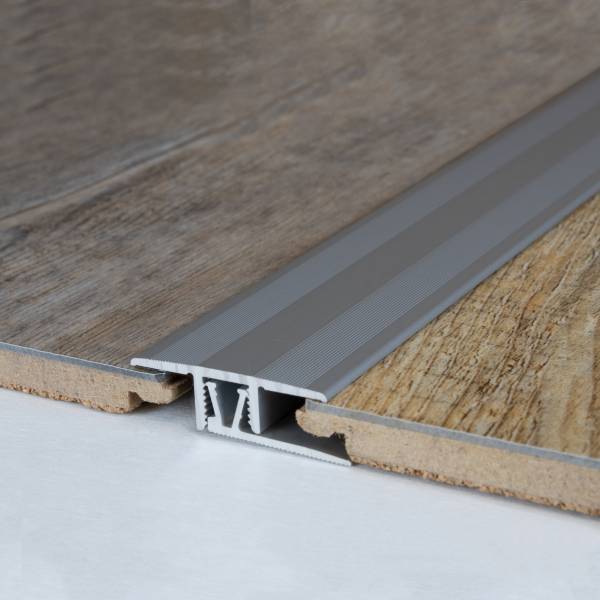 PROVISTON Übergangsprofil Welland Einfasshöhe 7 - 10 mm Übergangsschiene Aluminium eloxiert PROVISTON Übergangsprofil Welland Einfasshöhe 7 - 10 mm Übergangsschiene Aluminium eloxiert