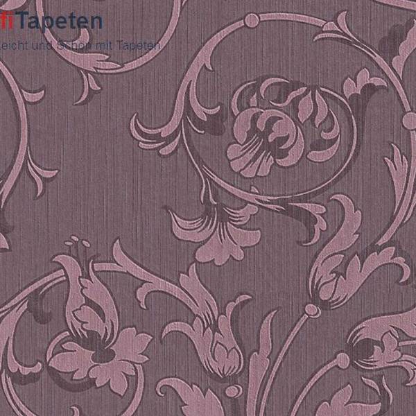 A.S. Creation | Tessuto | 956335 | Vliestapete | Blumenoptik | 0.53 x 10.05 m | Violett